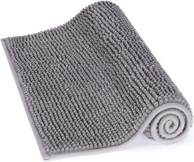 Lifewit rutschfeste Badematte 50x80cm Badteppich aus Mikrofaser Chenille Teppich