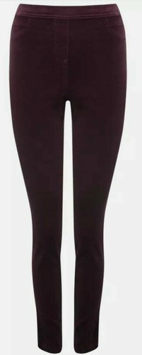 EX M\u0026S Ladies Corduroy Leggings Soft 