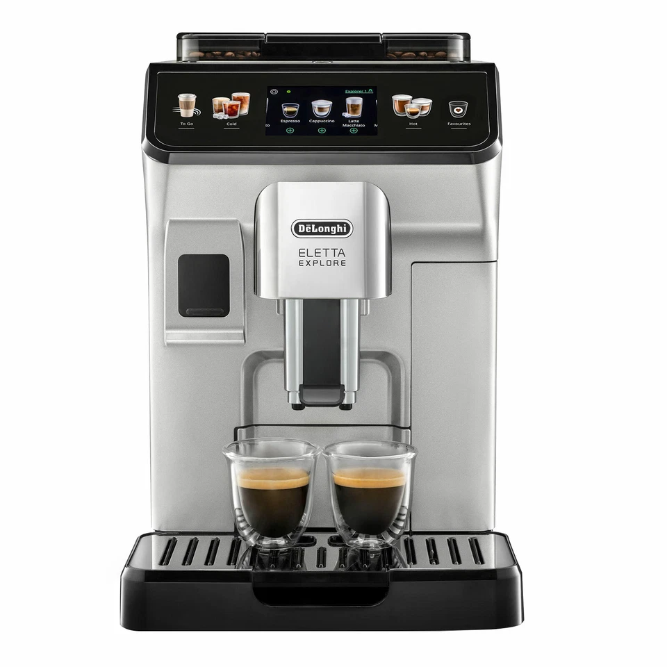 De'Longhi Ecam 450.55.S Eletta Explore Kaffeevollautomat Mahlwerk Milchbehälter