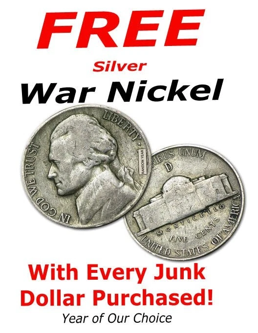 90% Junk Silver Coins $1 Face Value 💥 Mixed Coins 💥 FAST FREE SHIPPING! - Image 2 of 3