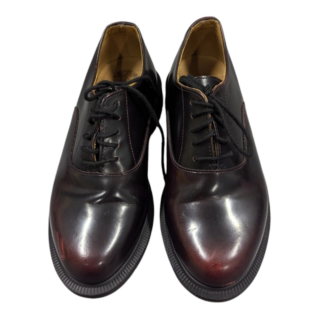 SAOLA Scarpe Oxford Dr Martens Bennet in pelle da donna US 5 ciliegia scura