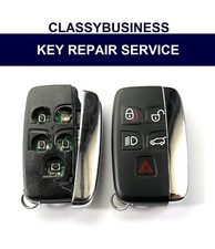 for Jaguar F Type XF XJ XE 5 Button Remote Key Fob Repair Replace Case Battery