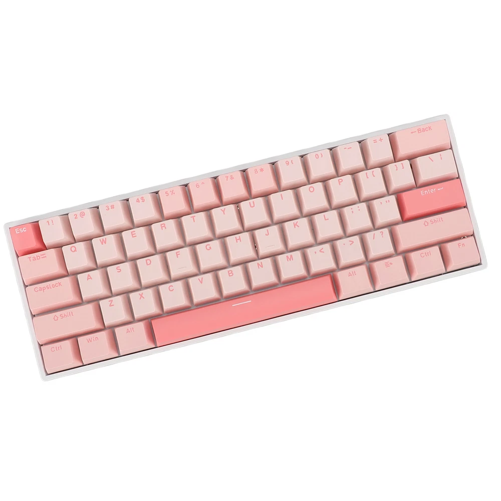61-Key RGB Mechanical Keyboard with Blue Switches USB-C Wired for Gaming PC Mac
