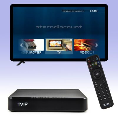 TVIP S-Box v.706 UHD 4K HDR Dual-WiFi Android 11.0 IP-TV Box Receiver Bluetooth