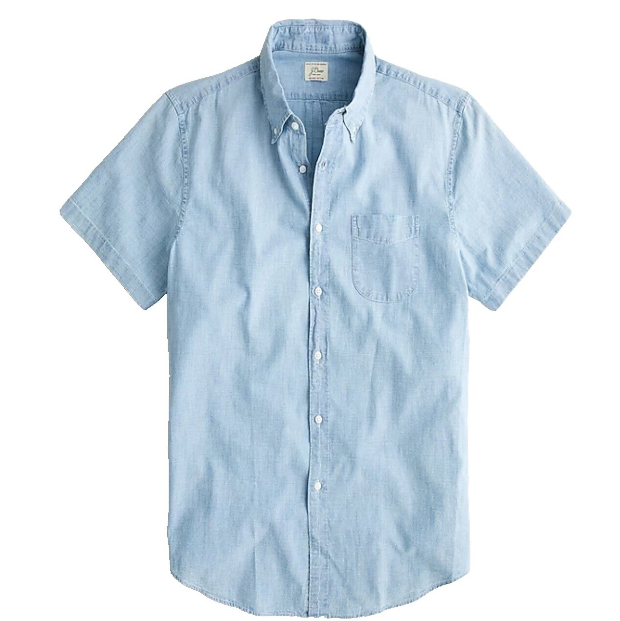 J.CREW Size M Short Sleeve Regular Size Casual Button-Down Shirts for Men