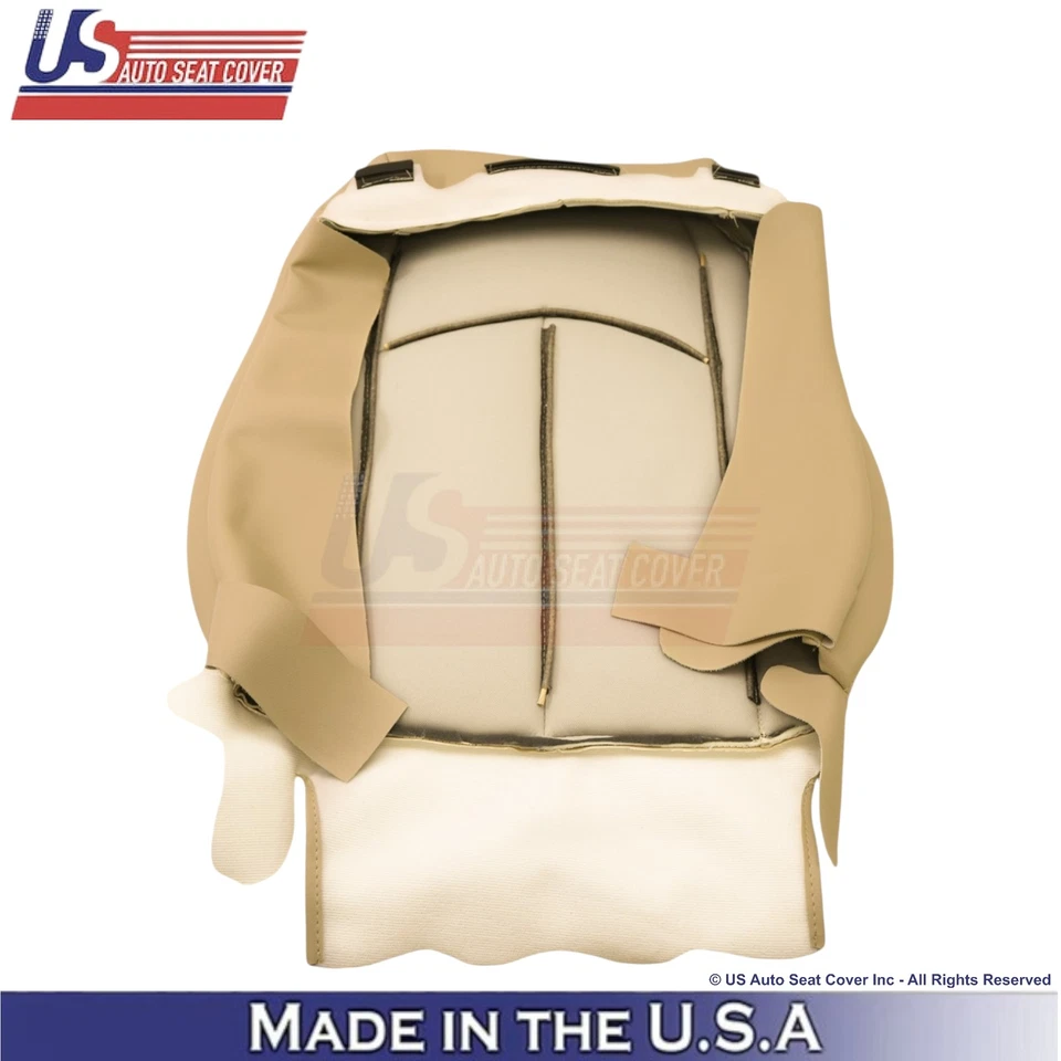 Fundas de asiento delanteras de cuero tostadas para Mercedes-Benz Clase E 2002-2009 Foto 2 de 4