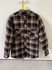 Dickies Quilted Jacket Size Small Flannel Checkered