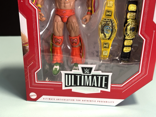 WWE Mattel Creations Ultimate Action Figure Ultimate Warrior Fan Takeover 2022 - Foto 16 di 16