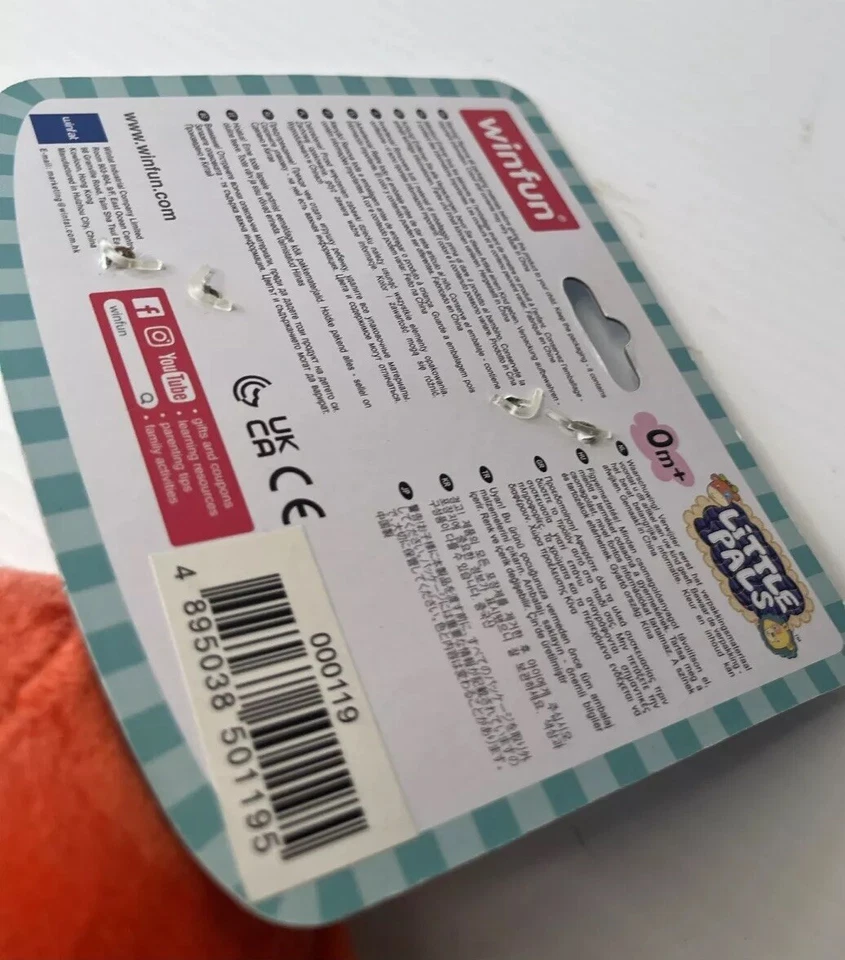 Winfun Little Pals Sonajero y Mordedor Muñeca Amigos Juguete Elefante NUEVO Foto 4 de 4