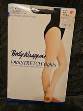 Body Wrappers Total Stretch Tights C31 Children Convertible Foot Sz Medium Large