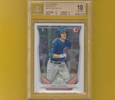 2014 Bowman Prospects #BP25 KRIS BRYANT Rookie Beckett 10 PRISTINE 🔥 RC