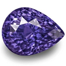 GIA Certified SRI LANKA Blue Sapphire 8.71 Cts Natural Untreated Pear