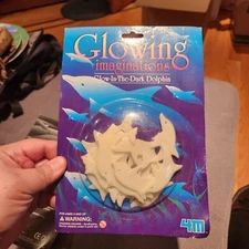 NEW 4M Glowing Imaginations 16-pack glow in dark dolphins, wall / ceiling decos