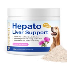 Hepato Liver Support for Dogs  Milk Thistle for Dogs with B Complex, Support...