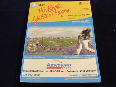 2009 Grand Traverse Bay Michigan At&T Yellow Pages Phone Book Telephone ...