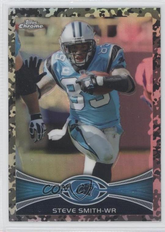 2012 Topps Chrome Camo Refractor 492/499 Steve Smith #188 0y6