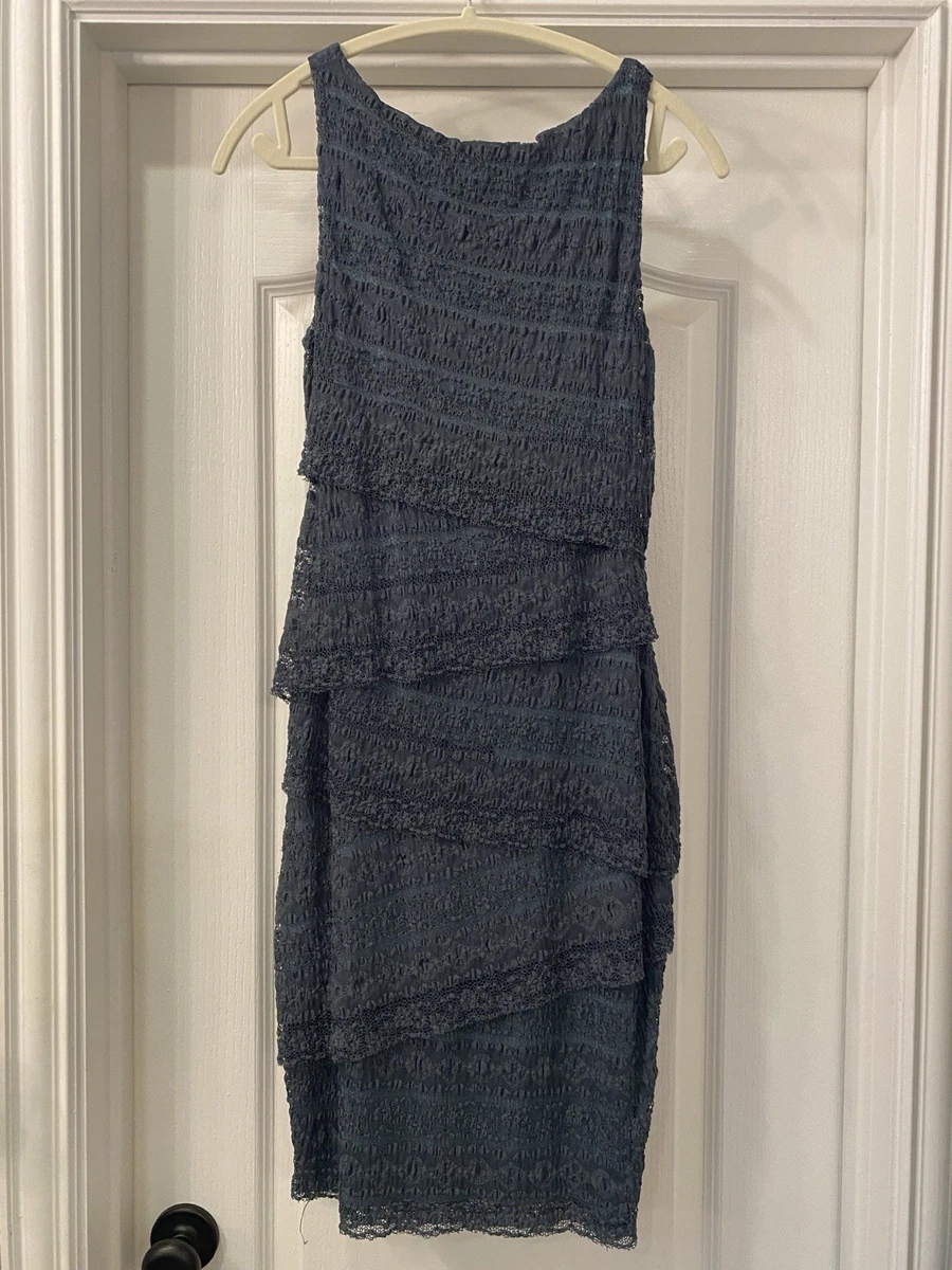 bailey 44 layered lacework dress Knee Length Solid Sleeveless Dresses for Women for sale upload-20260511