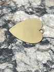 12k Antique Heart Charm Yellow Gold Antique — photo 4