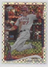 2014 Topps Chrome X-Fractor Mike Trout #1 1dz0