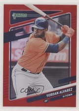 2021 Panini Donruss Variation Holo Red Yordan Alvarez (H-Town) #174 0c6