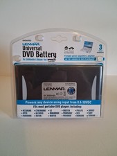 NEW Lenmar Universal DVD battery. 9V 2600mah Lithium-Ion. Fits Most DVD Players 