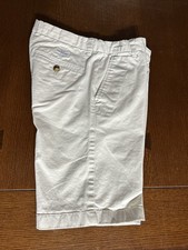 Vineyard Vines Shorts Youth Boys 14 Light Beige Khaki Chino Flat Front Cotton