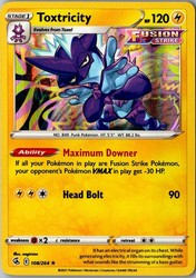 Toxtricity 108/264 Holo Rare Fusion Strike