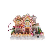   Beautiful Vintage Holiday Collection Gingerbread House Approximately 10"