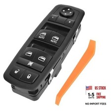 Front Driver Side Power Master Window Switch Compatible with 2009-2012 Dodge