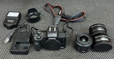 Canon EOS M50 (PC2328) Mirrorless Camera And Accessory Bundle b-2