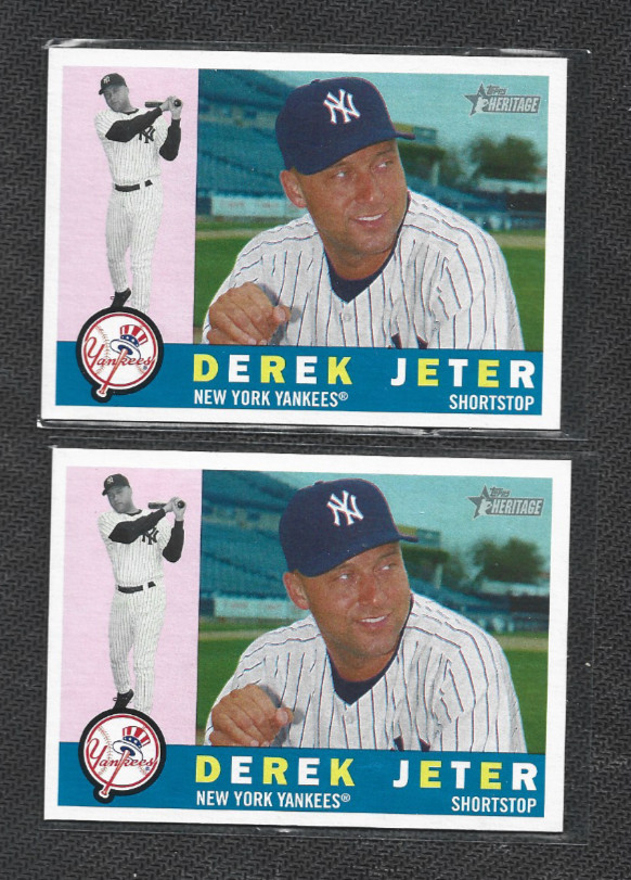 Derek Jeter   2009 Topps Heritage Cards