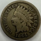 1864 Indian Head Cent Exact Coin Imaged #IND1385
