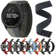 Nylon QuickFit Loop Band 22mm 26mm for Garmin Fenix 7X 6 Pro 5X Tactix 7 Bravo