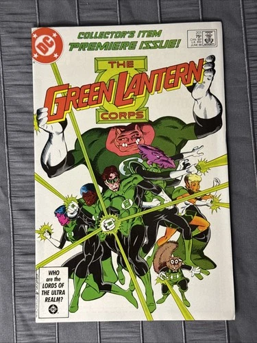 Green Lantern Corps #201 Premiere Issue Vintage DC Comic Book, Very Good