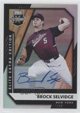 2021 Panini Elite Extra Edition Signatures Brock Selvidge #92 Auto 0j81