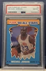 1990 Fleer All-Stars Michael Jordan PSA 8 Near MINT Card #5 Chicago Bulls HOF