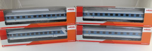 Märklin 43500/43501/43502/43550 Juego de 4 vagones de tren rápido de colección con embalaje original | Zustand: Gebraucht