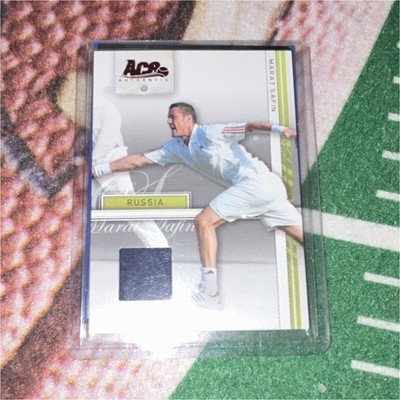 Ace Authentic Marat Safin Russia Tennis #22 ATP Memorabilia Jersey Card