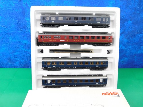 F03 Märklin H0 Personenwagen Set 43237 Schnellzug Rheingold 4tlg. KKK OVP TOP | Zustand: Gebraucht