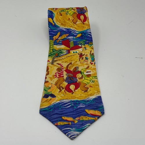 Corbata Common Spirit Hallmark Caribbean Beach Happy Heart Makes Music 1996 De colección - Imagen 3 de 8