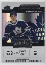 2022 Upper Deck Credentials Debut Ticket Access 71/999 Tier 1 Mac Hollowell m9z