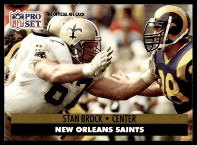 1991 Pro Set Stan Brock New Orleans Saints #235