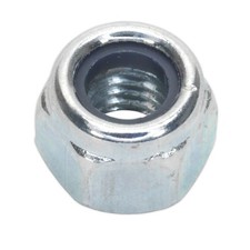 Image of Sealey Nylon Lock Nut M6 Zinc DIN 982 Pack of 100 NLN6