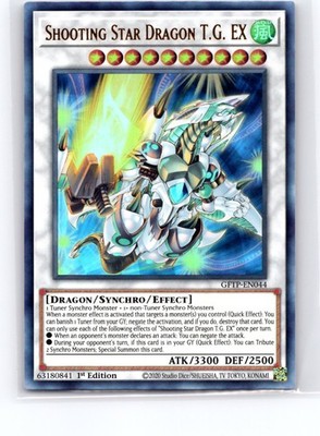 Shooting Star Dragon T.G. EX | GFTP-EN044 Ultra Rare | Ghosts From the Past | LP