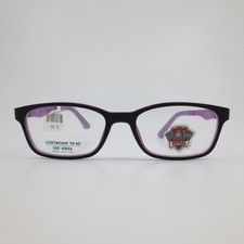 Paw Patrol Kids Eyeglass Frames Black Violet TR-90 180 Hinge 45-15-125 PP02