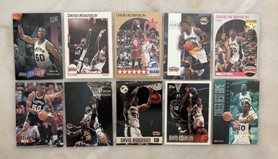 David Robinson Lot of 10 Different Basketball Cards Collection Spurs HOF