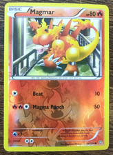 Pokemon Dragons Exalted Magmar 20/124 Reverse Holo Card NM
