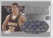 2004-05 Sage Basketball Authentic Silver 12/175 Kris Humphries #A15 Auto 0b9