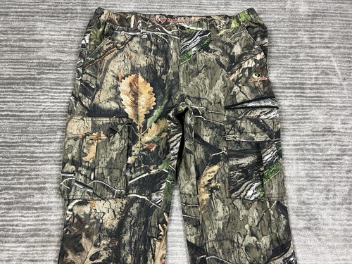 Pantalone Mossy Oak Uomo XL Mimetico Cargo Elasticizzato Vita Caccia - Foto 2 di 14
