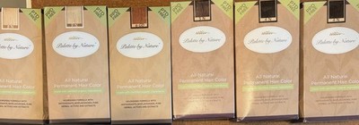 6 NEW palette by nature hair dyes
